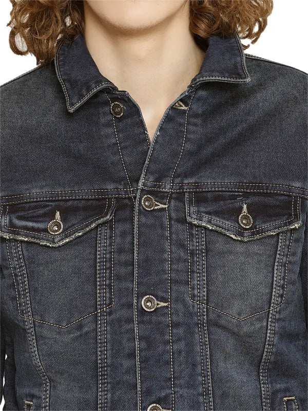 Mettle Men Washed Denim Jacket