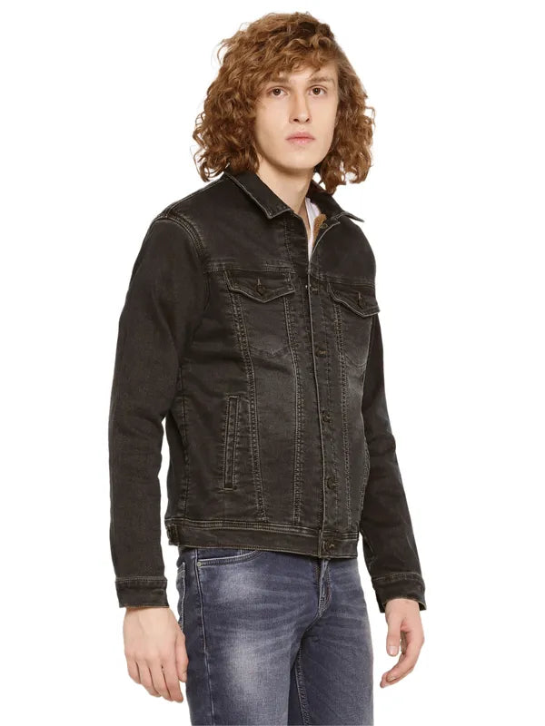 Mettle Men Washed Denim Jacket