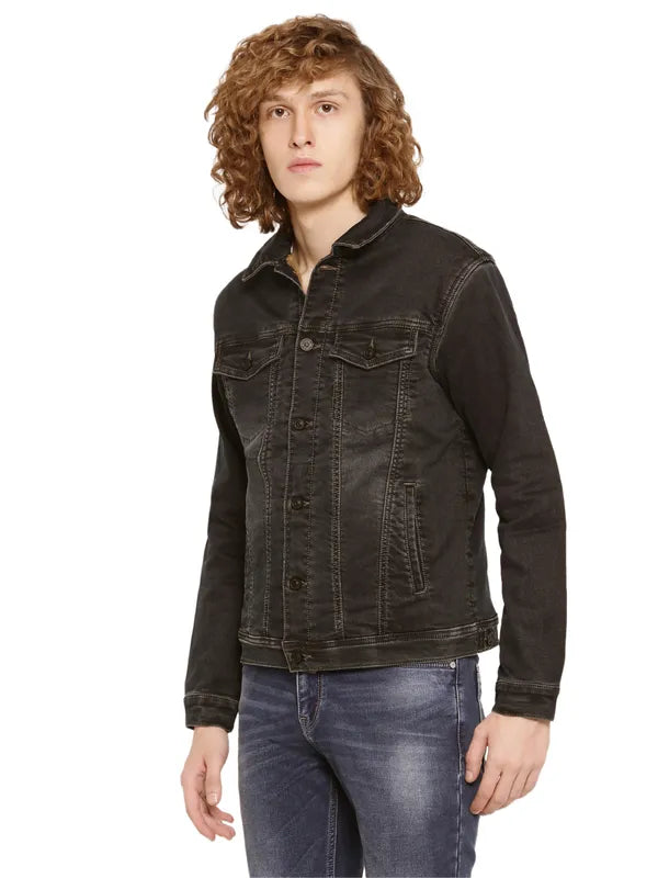 Mettle Men Washed Denim Jacket