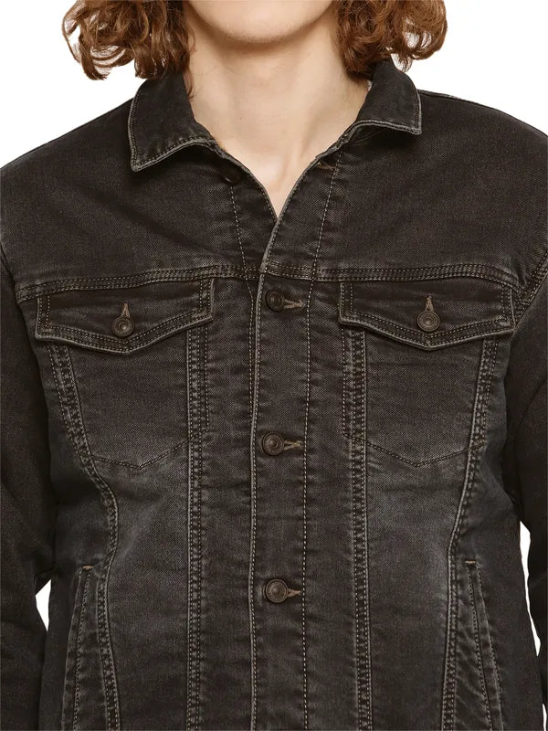 Mettle Men Washed Denim Jacket