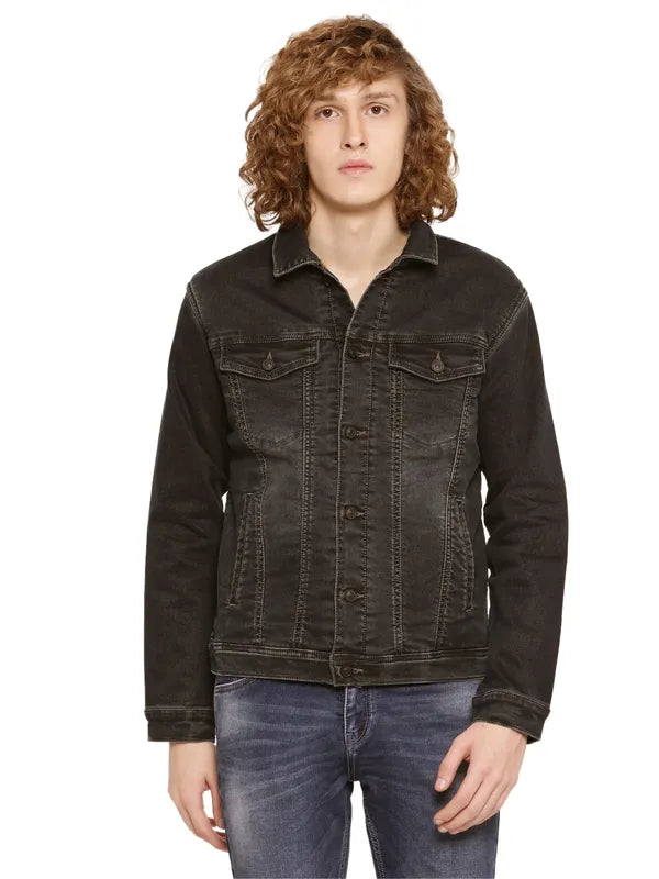 Mettle Men Washed Denim Jacket