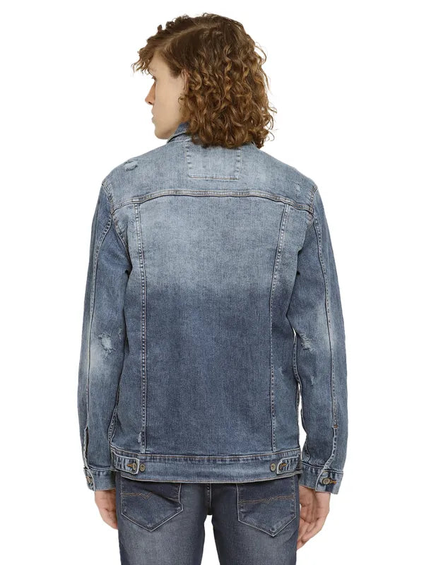 Mettle Men Washed Denim Jacket