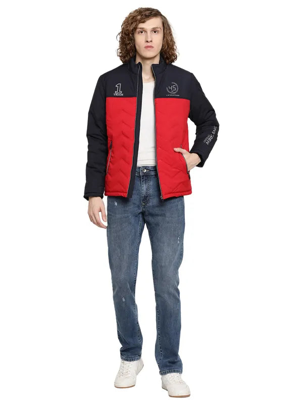 Mettle Men Colourblocked Puffer Jacket