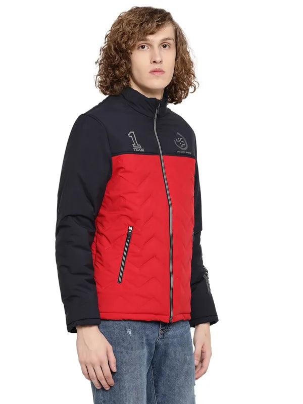 Mettle Men Colourblocked Puffer Jacket