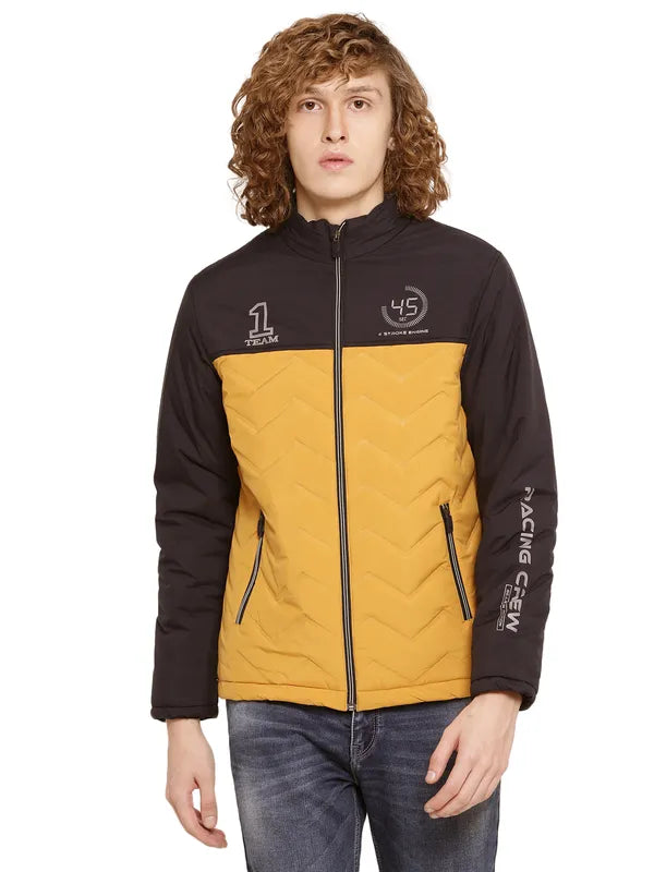 Mettle Men Colourblocked Quilted Jacket