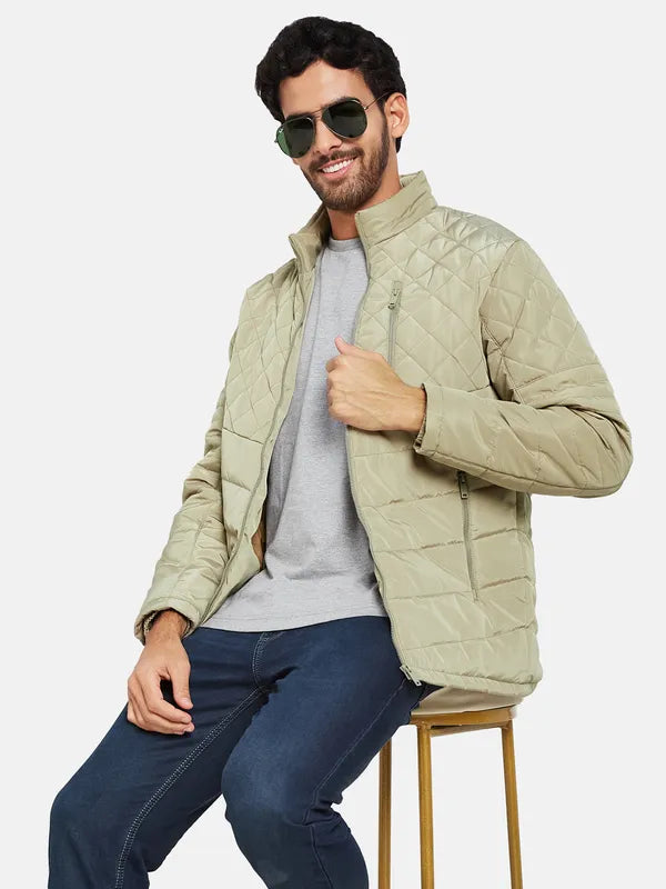 Mettle Men Beige Woven Jacket