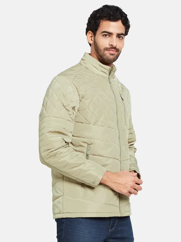 Mettle Men Beige Woven Jacket