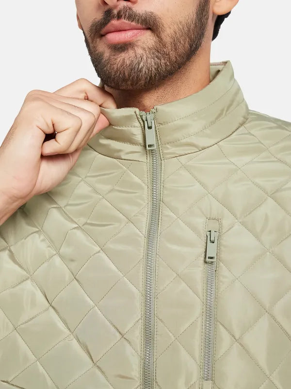 Mettle Men Beige Woven Jacket