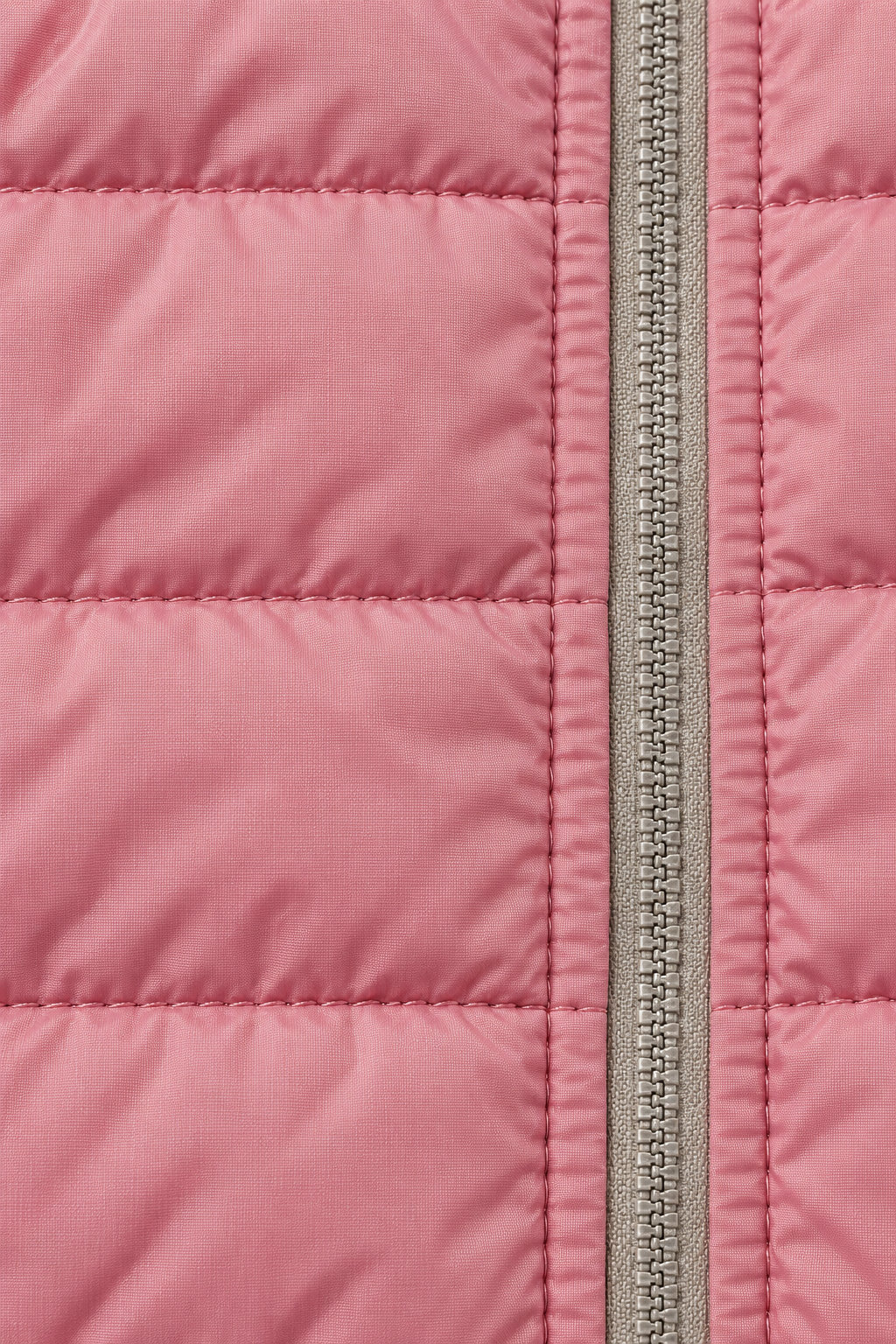 Women’s Lightweight Reversible Woven Puffer Gilet – Stone & Blush Regular Fit