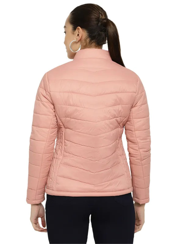 Mettle Women Pink Longline Open Front Jacket