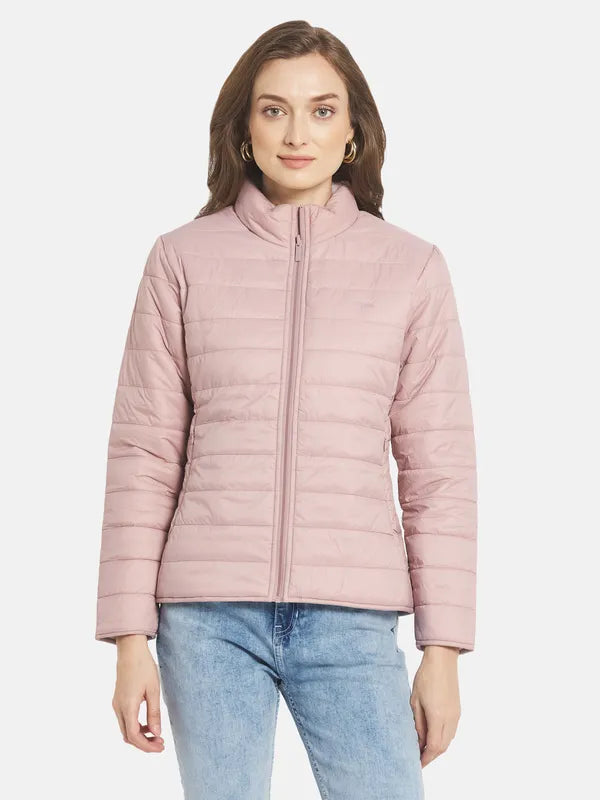 Women Solid Padded Jacket