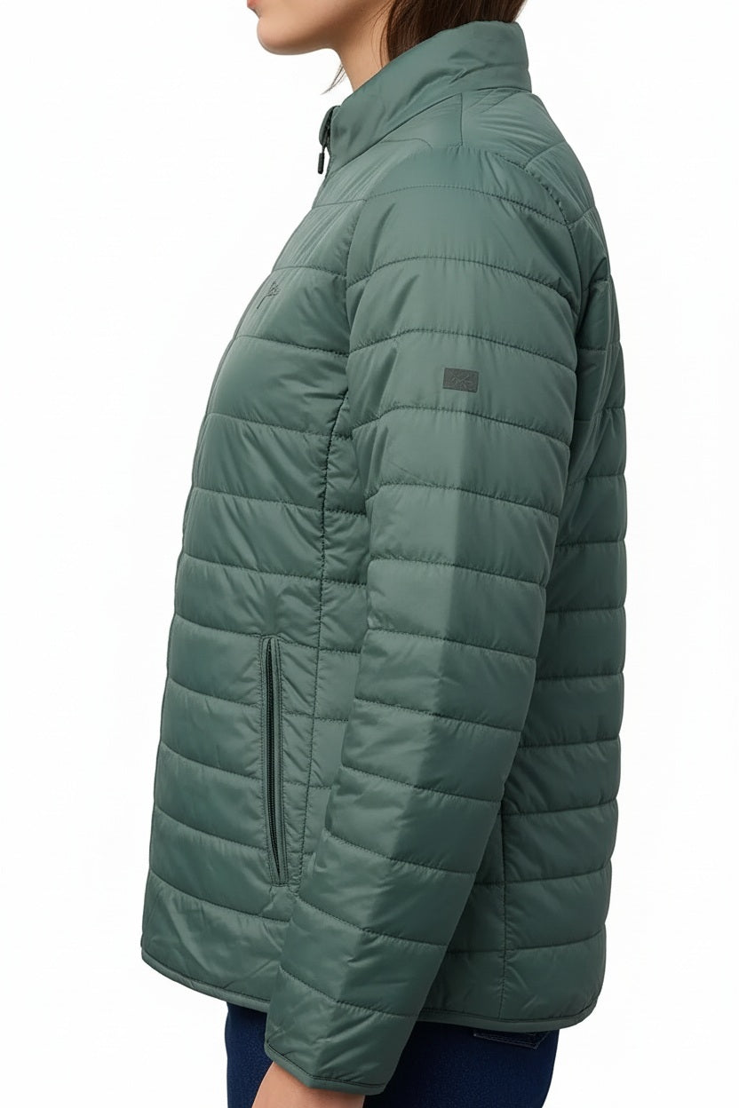 Women Solid Mandarin Neck Jacket