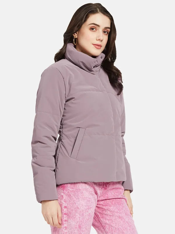 Mettle Women Purple Padded Jacket