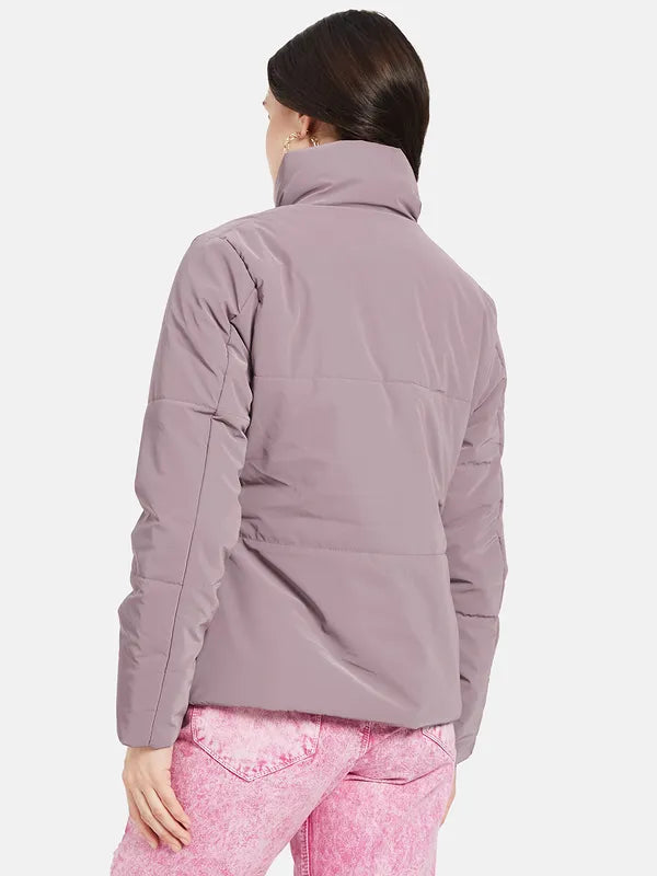 Mettle Women Purple Padded Jacket