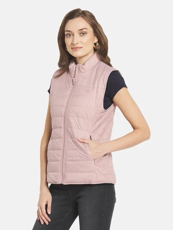 Women Solid Padded Jacket