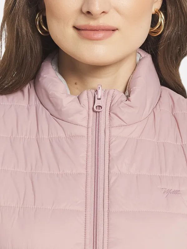 Women Solid Padded Jacket