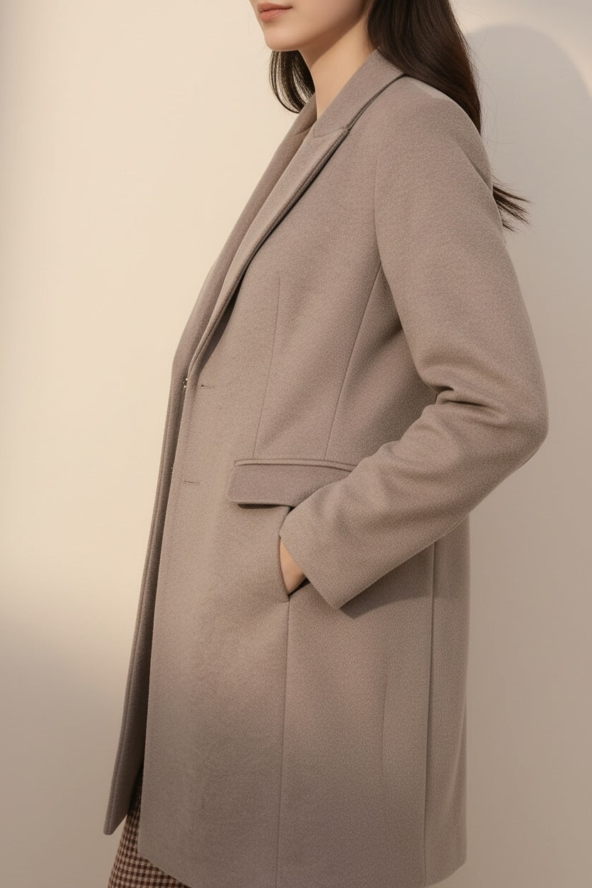 Women Solid Coat