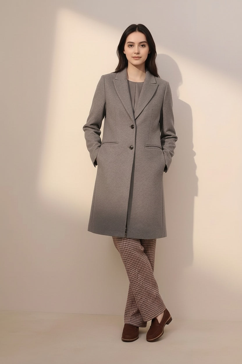 Women Solid Coat