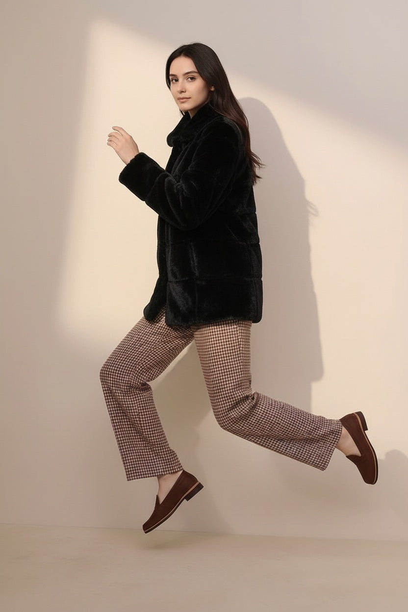 Women Single-Breasted Overcoat