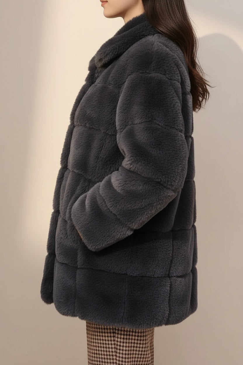 Women Single-Breasted Overcoat