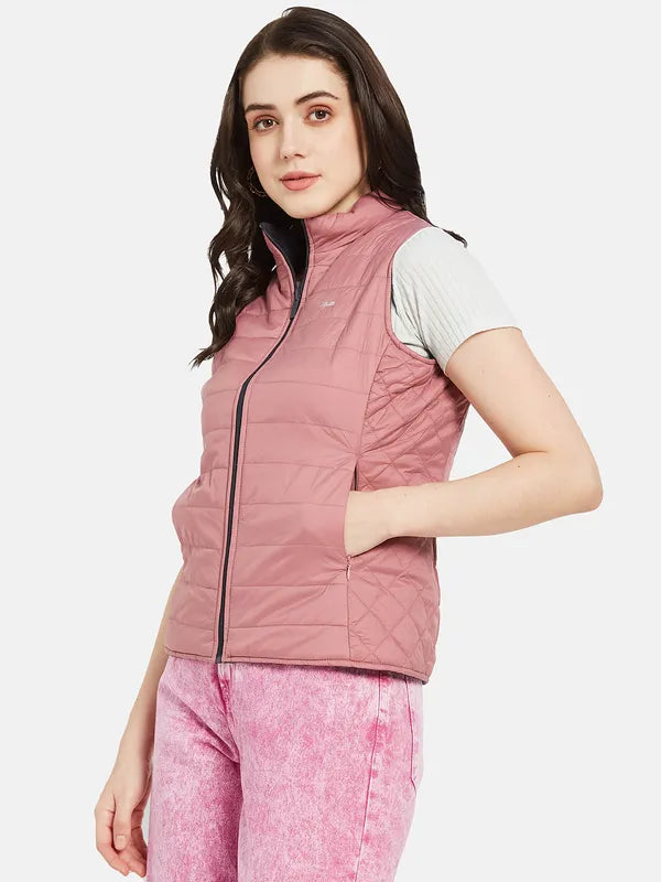 Mettle Women Pink Puffer Jacket