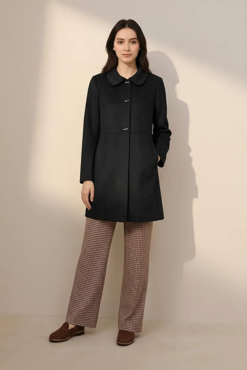 Women Single-Breasted Overcoat