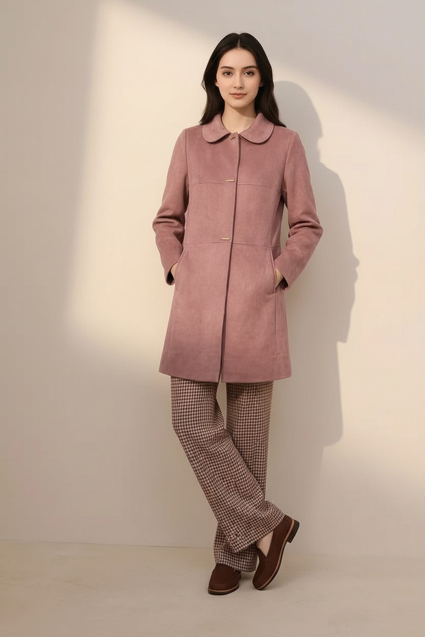 Women Single-Breasted Overcoat