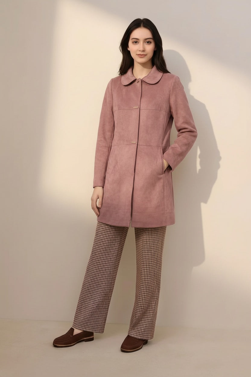 Women Single-Breasted Overcoat