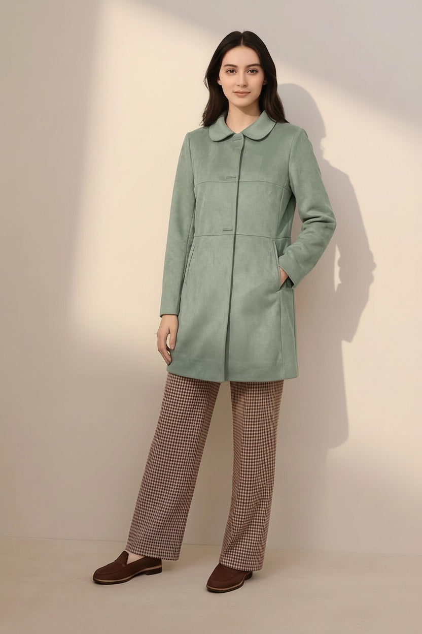 Women Single-Breasted Overcoat