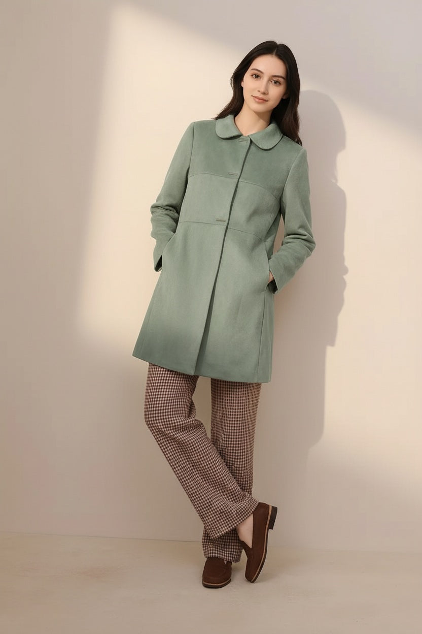 Women Single-Breasted Overcoat
