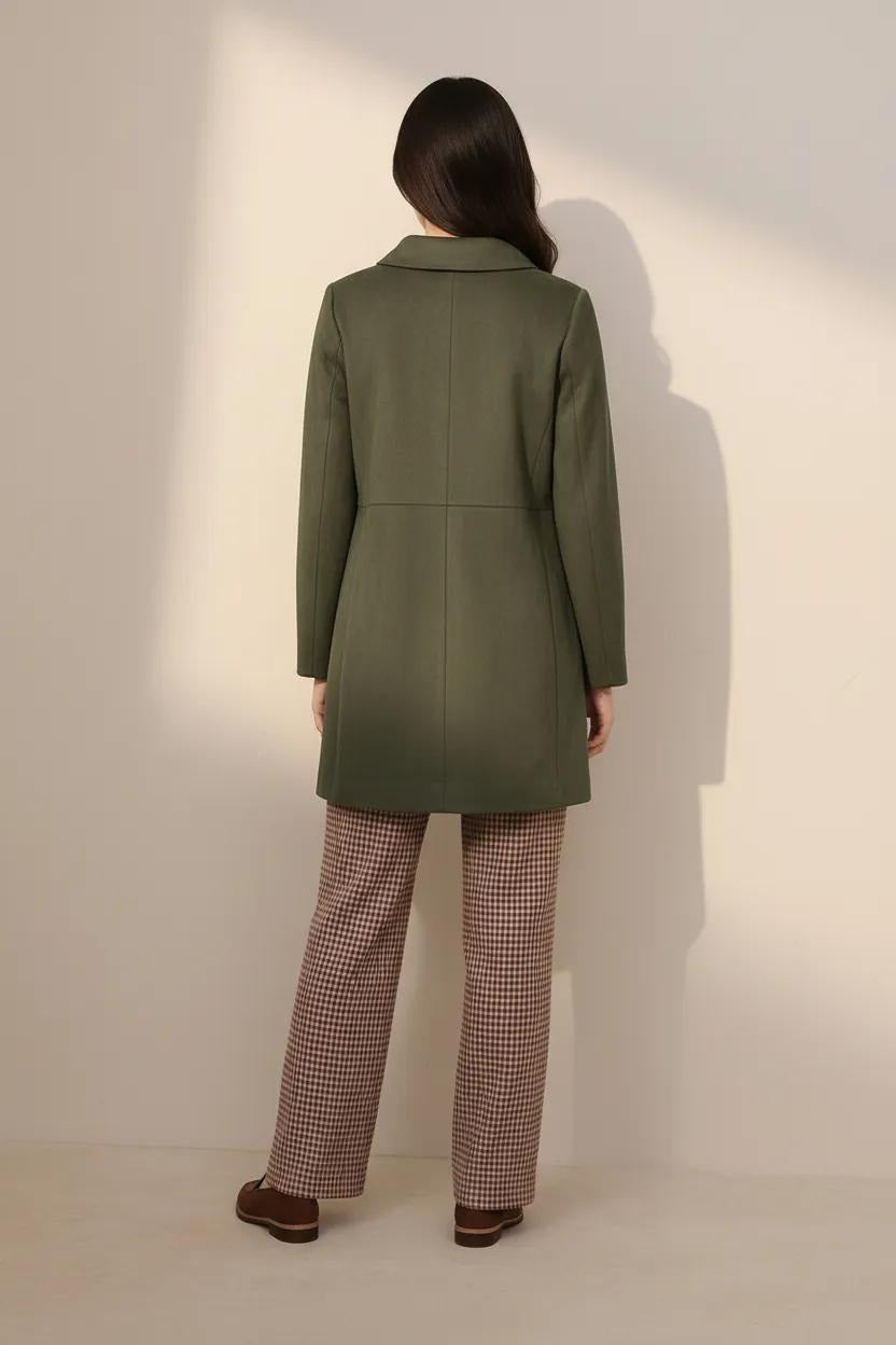 Women Single-Breasted Overcoat