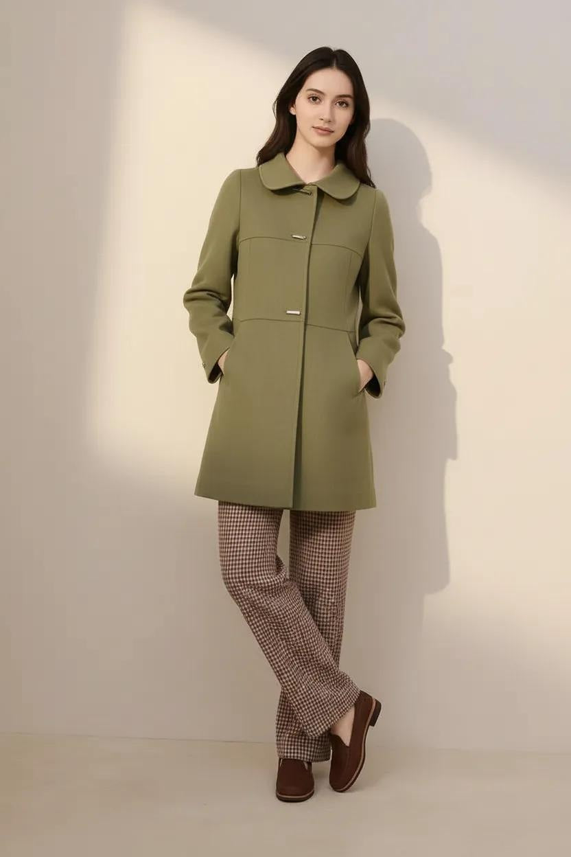 Women Single-Breasted Overcoat