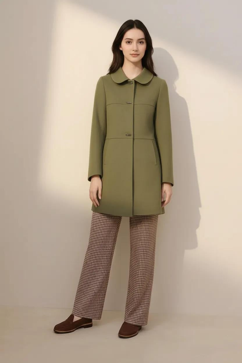 Women Single-Breasted Overcoat