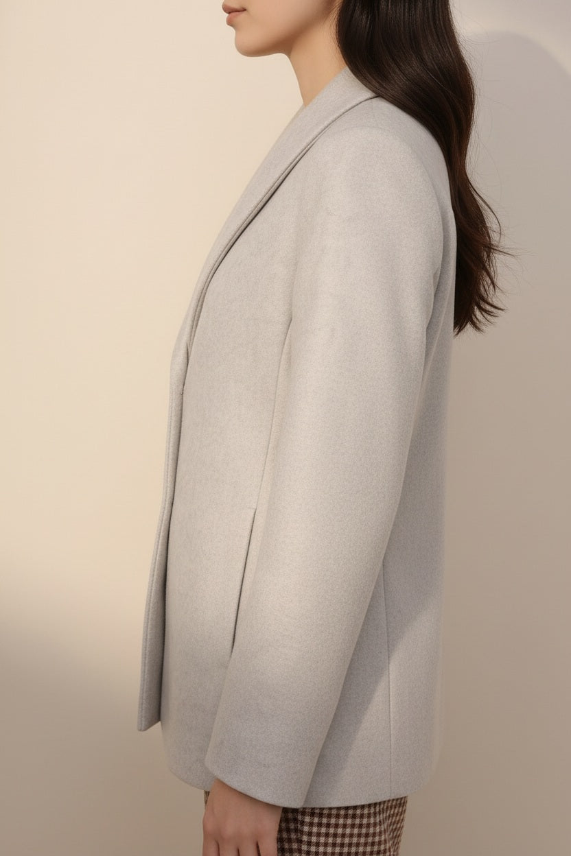 Women Single-Breasted Overcoat