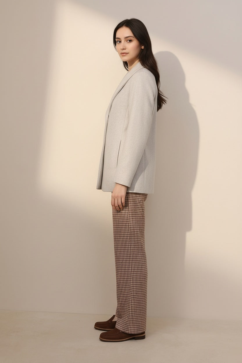 Women Single-Breasted Overcoat