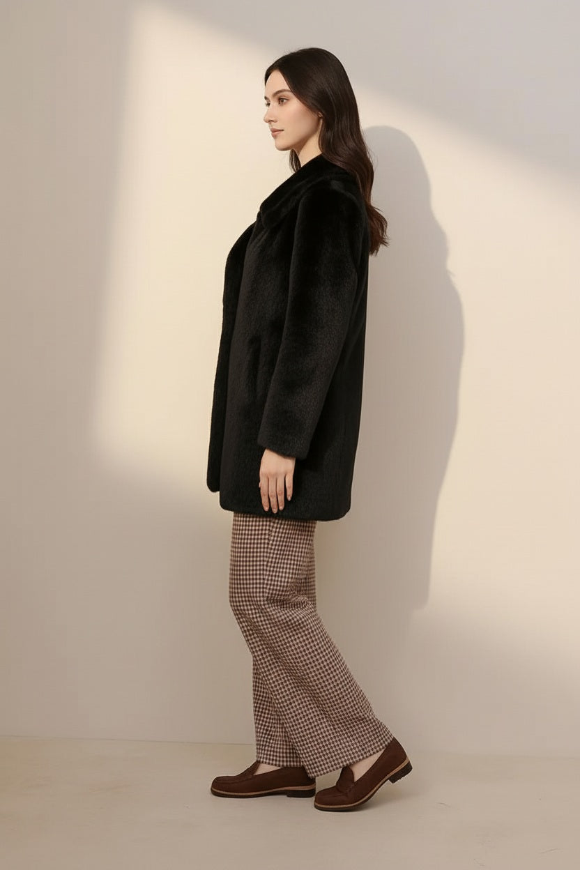 Women Single-Breasted Overcoat