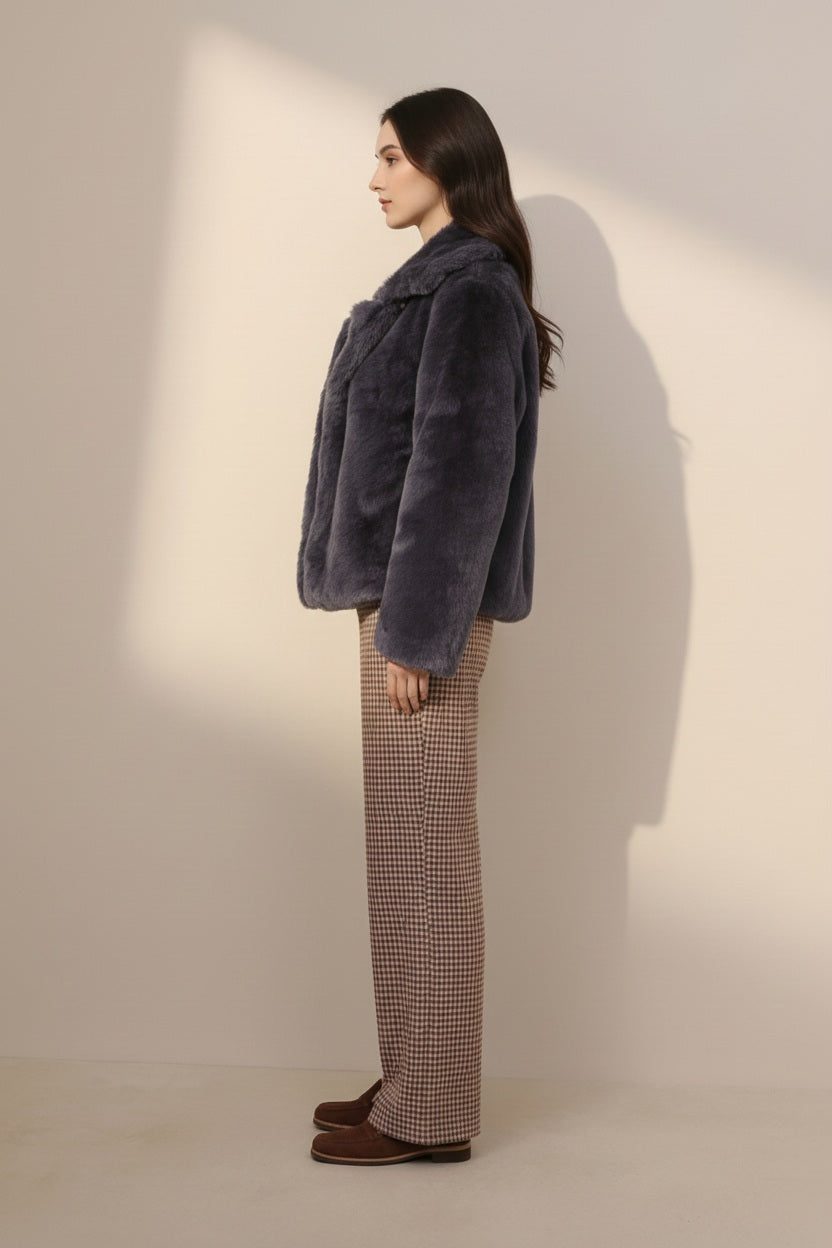 Women Single-Breasted Overcoat