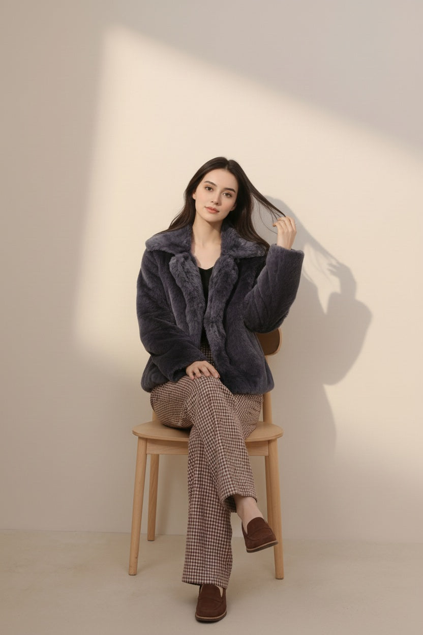 Women Single-Breasted Overcoat