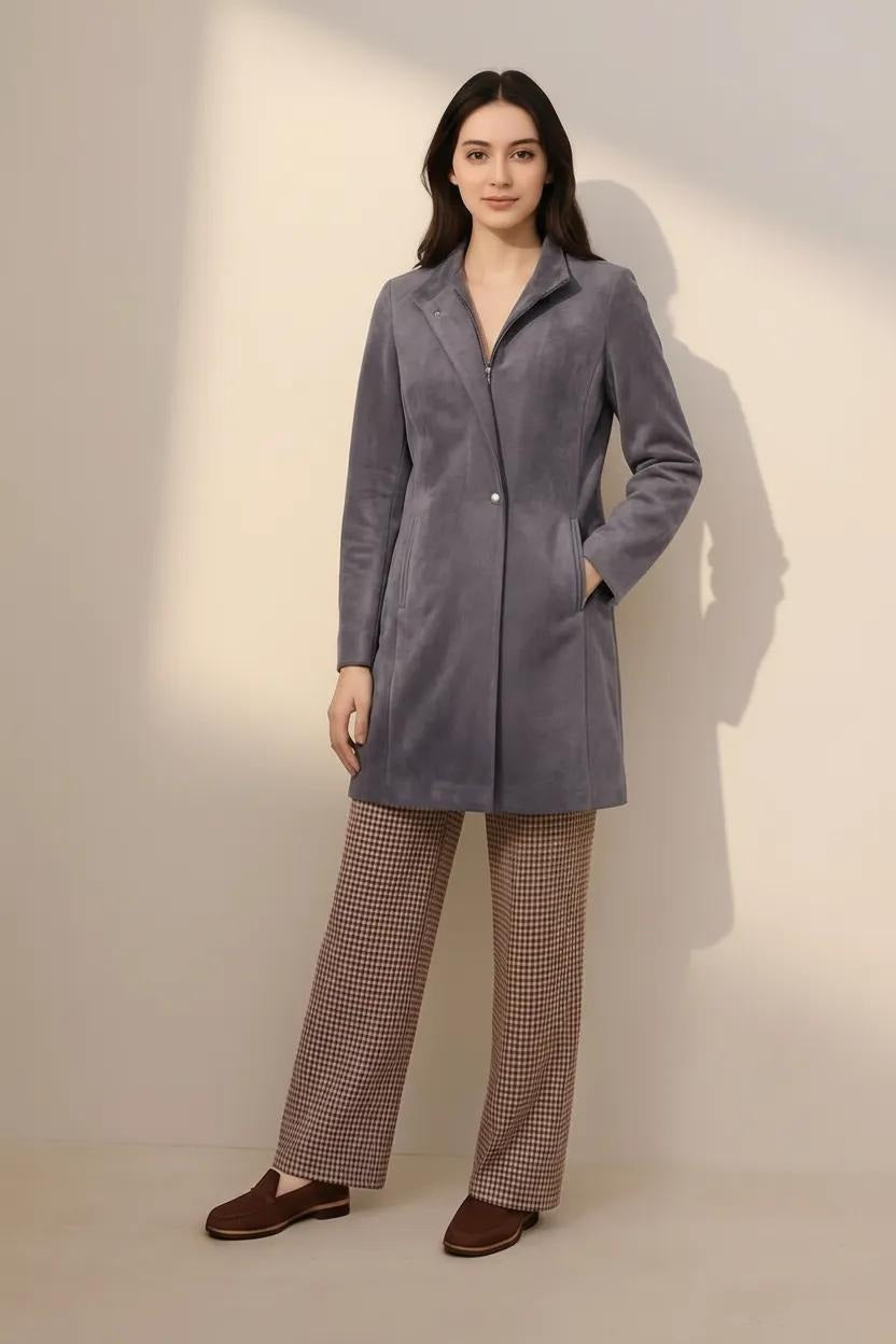 Women Solid Coat