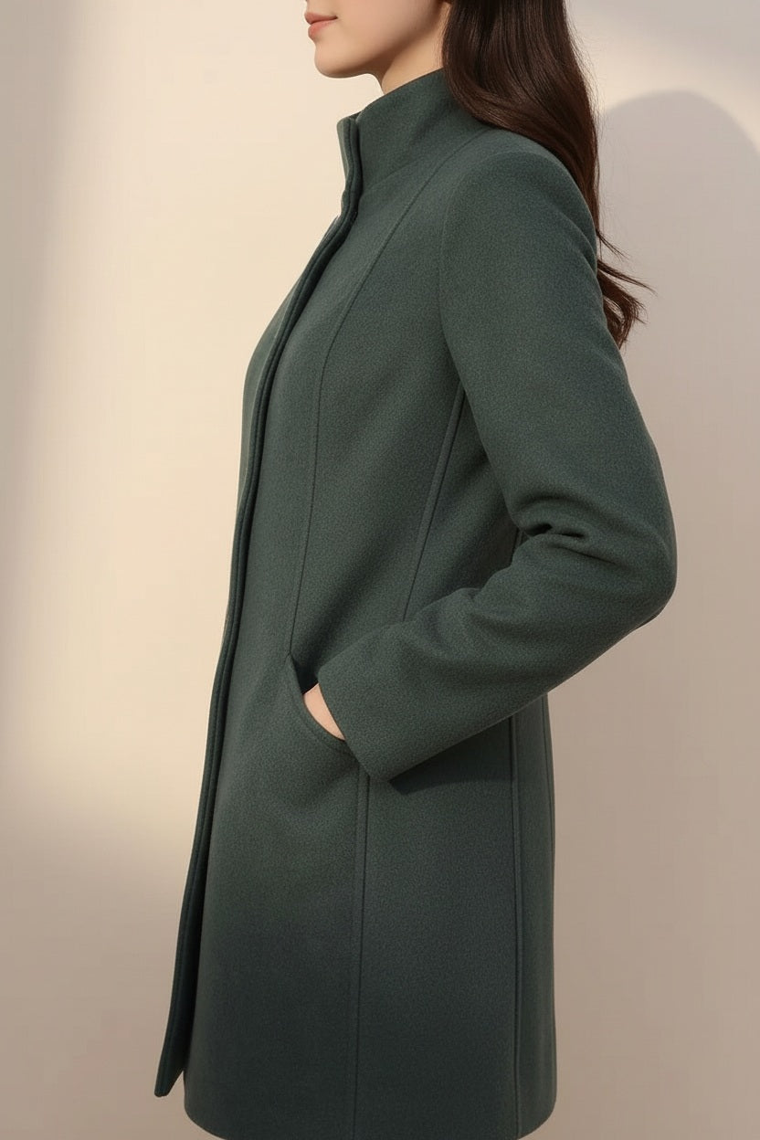 Women Solid Coat