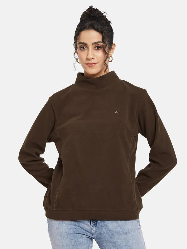 Mettle Women Brown Sweatshirt