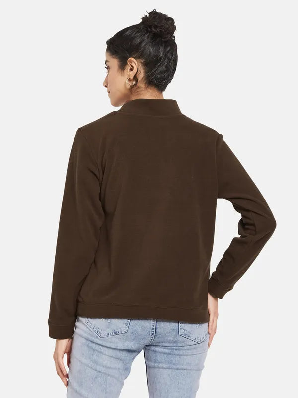 Mettle Women Brown Sweatshirt