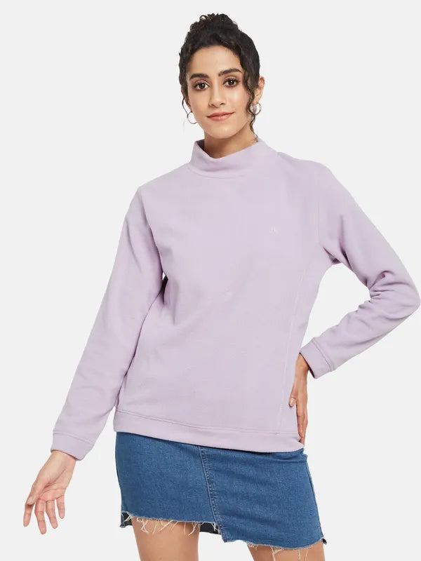 Mettle Women Purple Sweatshirt