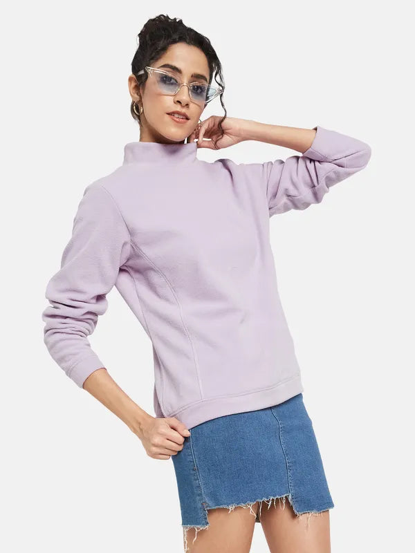 Mettle Women Purple Sweatshirt