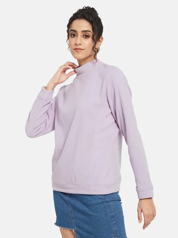 Mettle Women Purple Sweatshirt