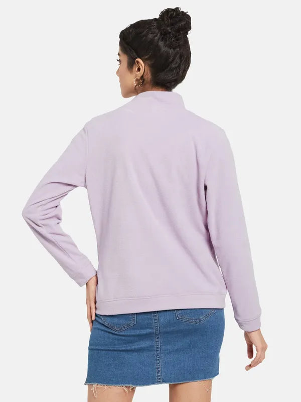 Mettle Women Purple Sweatshirt