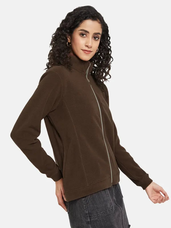 Mettle Women Brown Sweatshirt