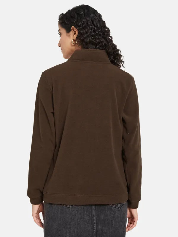 Mettle Women Brown Sweatshirt