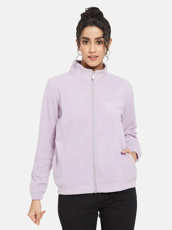 Mettle Women Purple Sweatshirt