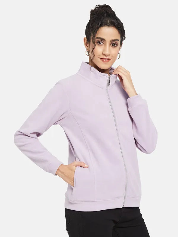 Mettle Women Purple Sweatshirt